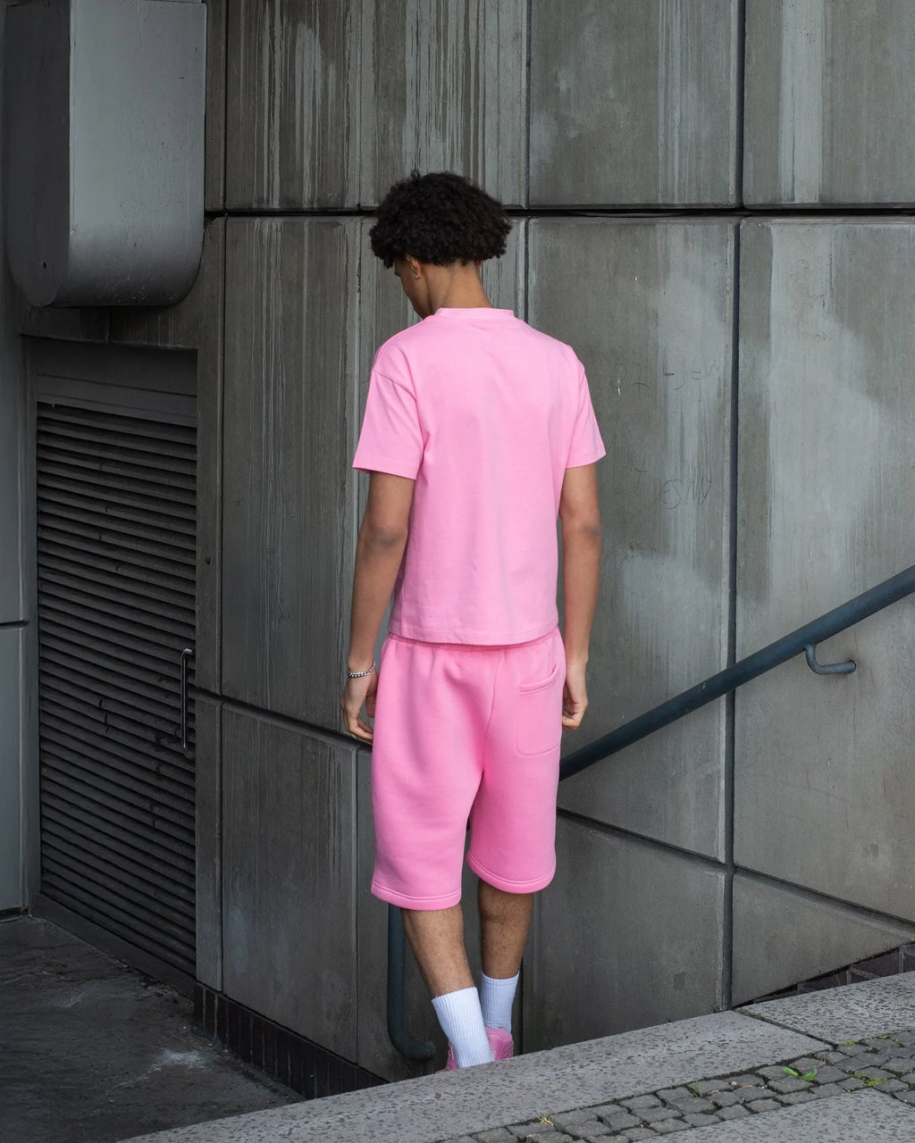SUVENE été Harajuku Shorts décontractés T-shirt vêtements de sport en coton deux pièces ensemble poche fermeture éclair sport court à manches courtes survêtement